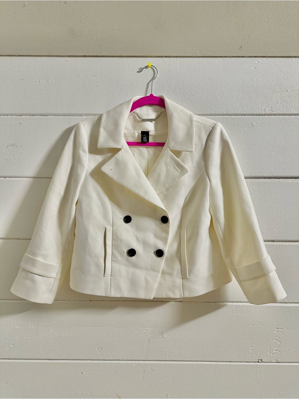 Double-breasted Cropped Blazer